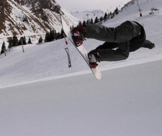  Snowboard en Avoriaz 